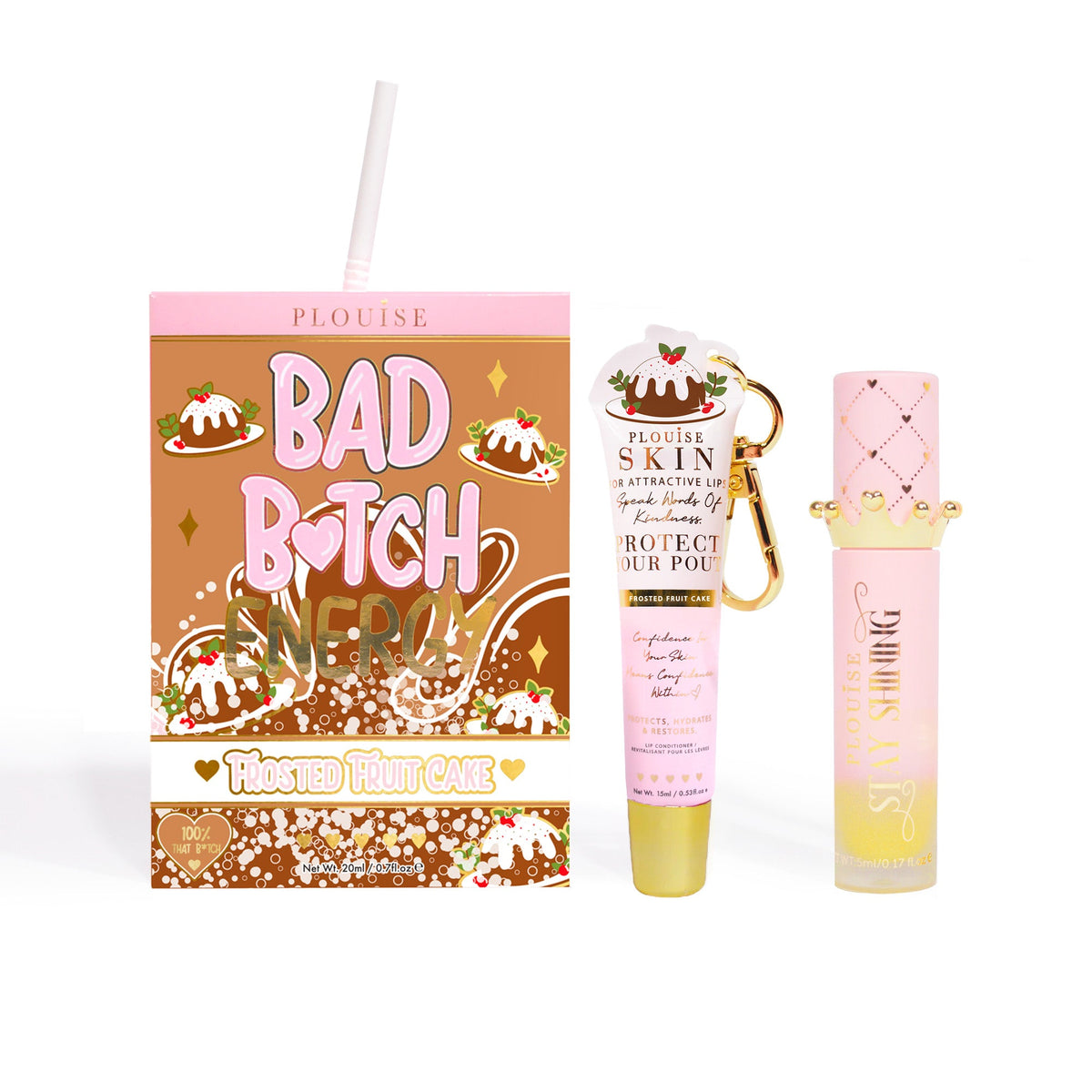 Bad Bitch Energy Lip Conditioner & Lip Oil Duo - Hidden Gems