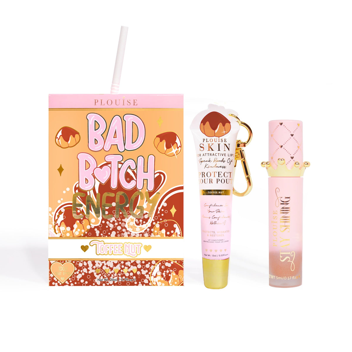 Bad Bitch Energy Lip Conditioner & Lip Oil Duo - Hidden Gems