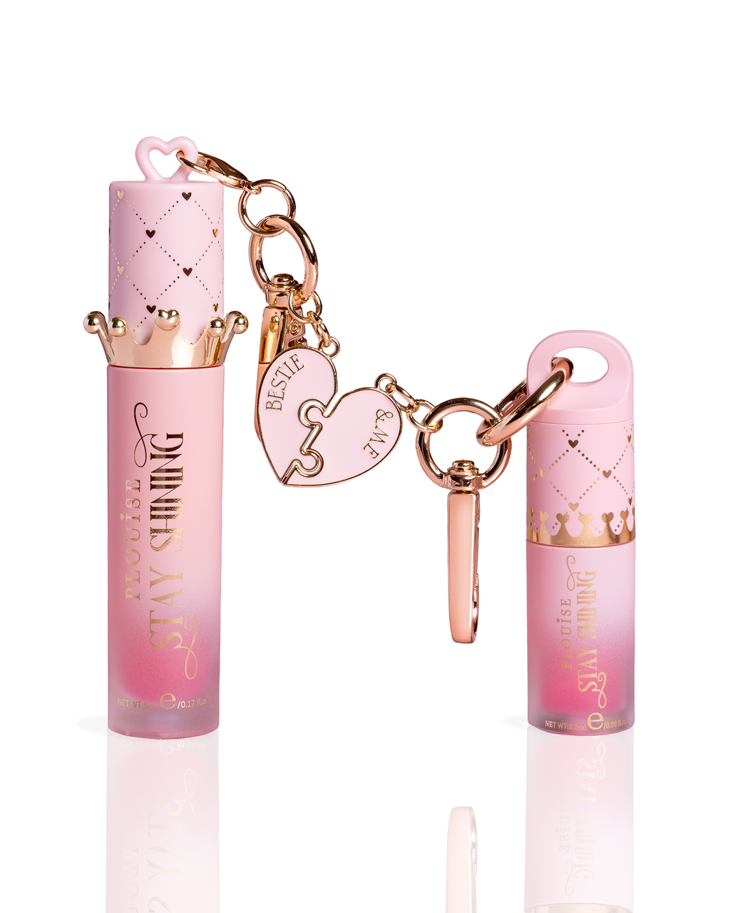 Bestie And Me Heart To Heart Charm Lip Oil Set