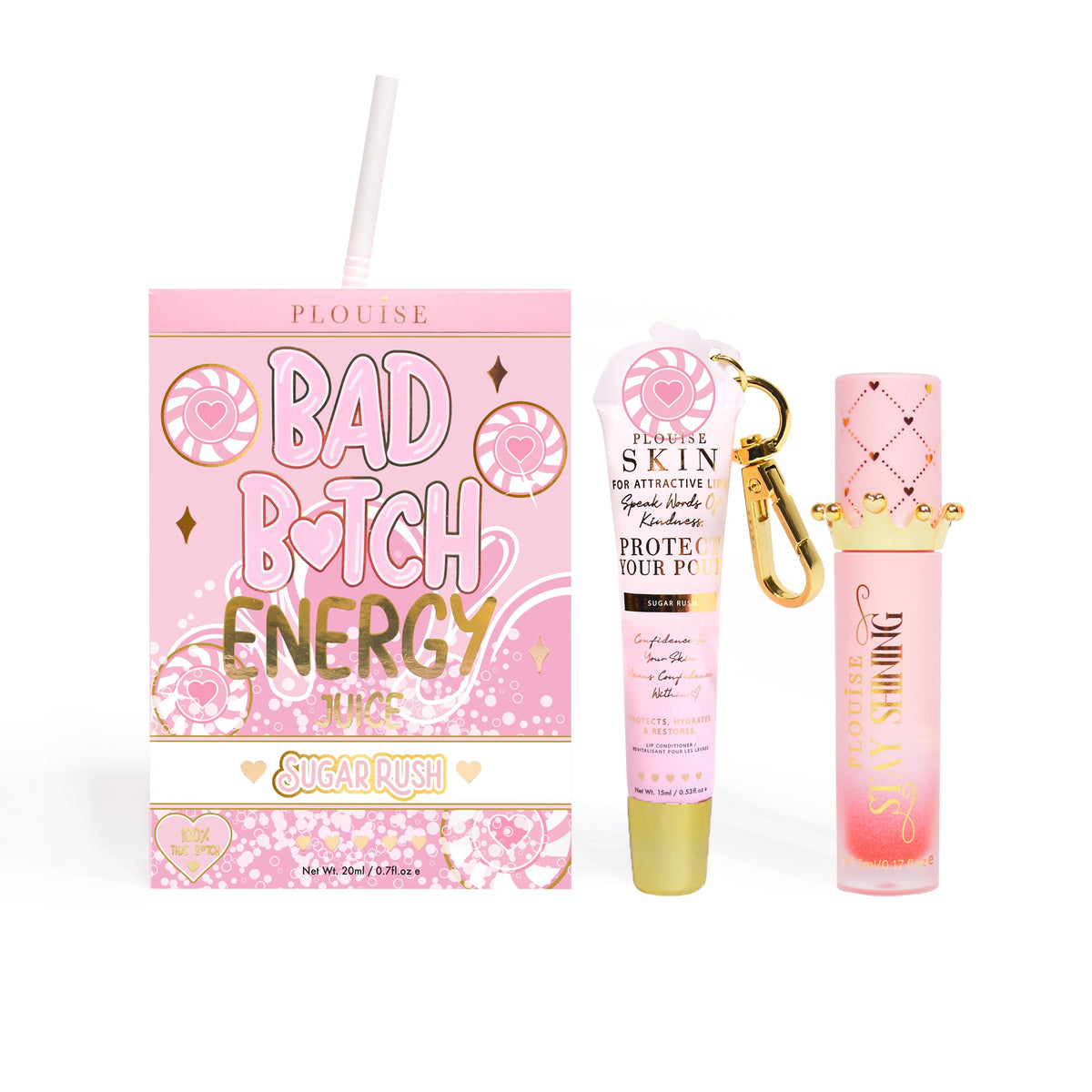 Bad Bitch Energy Lip Conditioner & Lip Oil Duo - Hidden Gems