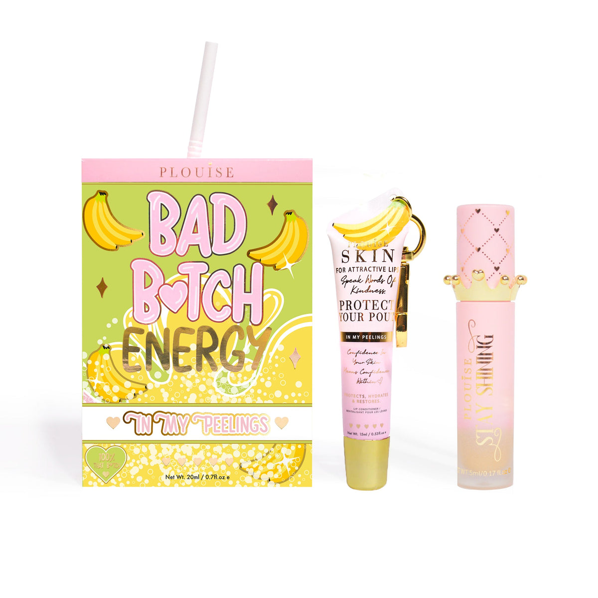 Bad Bitch Energy Lip Conditioner & Lip Oil Duo - Hidden Gems
