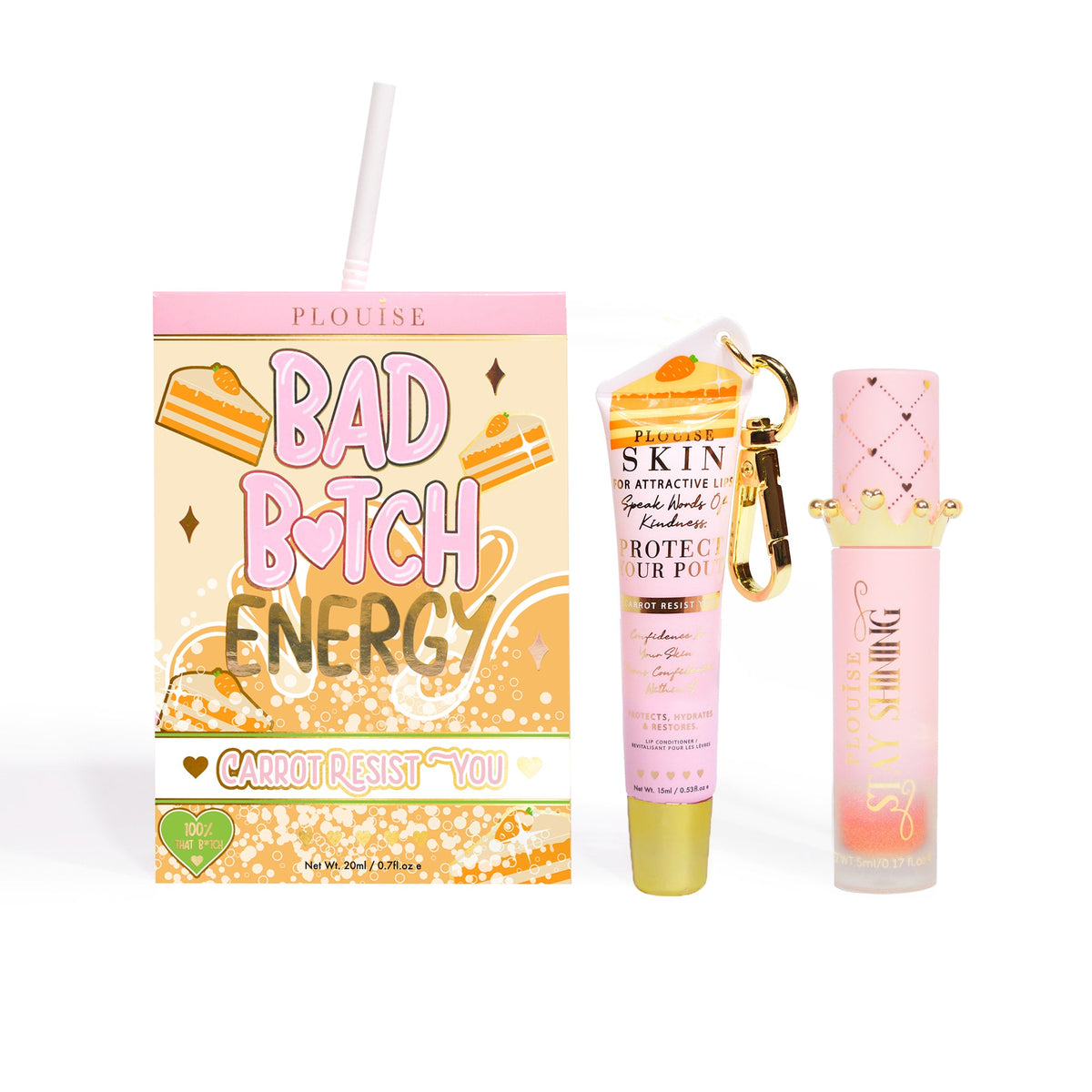 Bad Bitch Energy Lip Conditioner & Lip Oil Duo - Hidden Gems