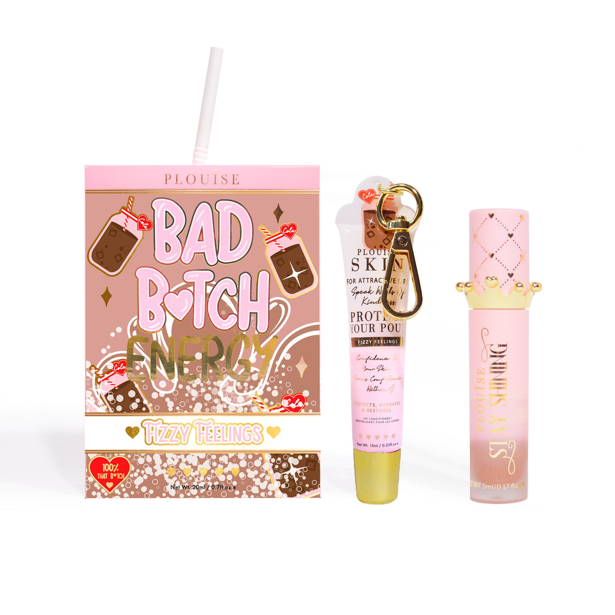 Bad Bitch Energy Lip Conditioner & Lip Oil Duo - Hidden Gems