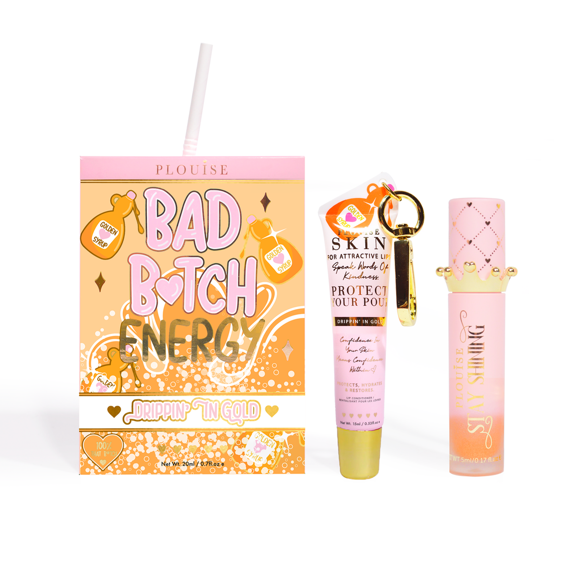 Bad Bitch Energy Lip Conditioner & Lip Oil Duo - Hidden Gems