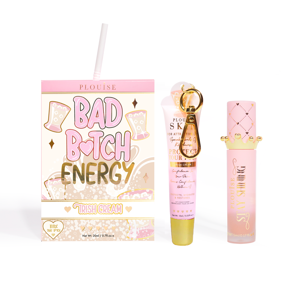 Bad Bitch Energy Lip Conditioner & Lip Oil Duo - Hidden Gems