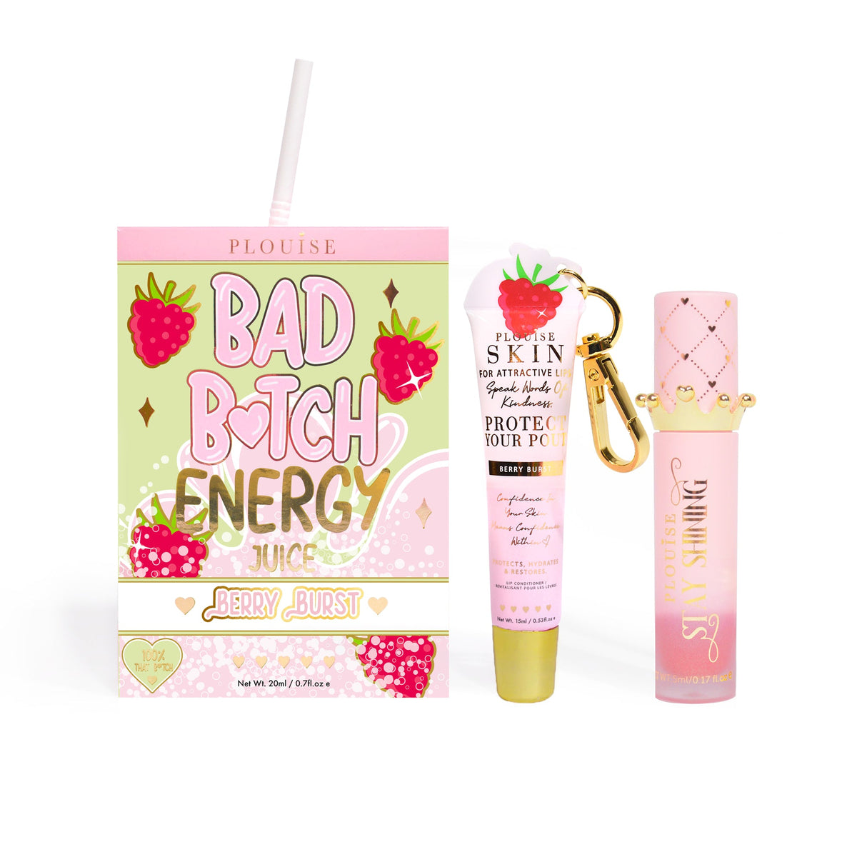Bad Bitch Energy Lip Conditioner & Lip Oil Duo - Hidden Gems