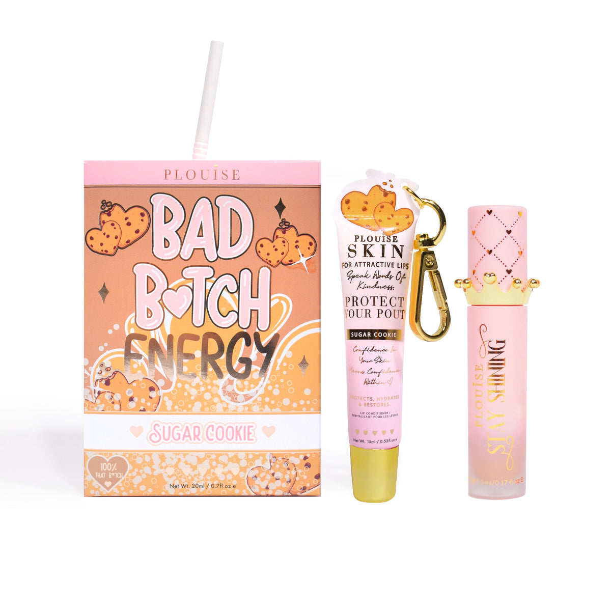 Bad Bitch Energy Lip Conditioner & Lip Oil Duo - Hidden Gems