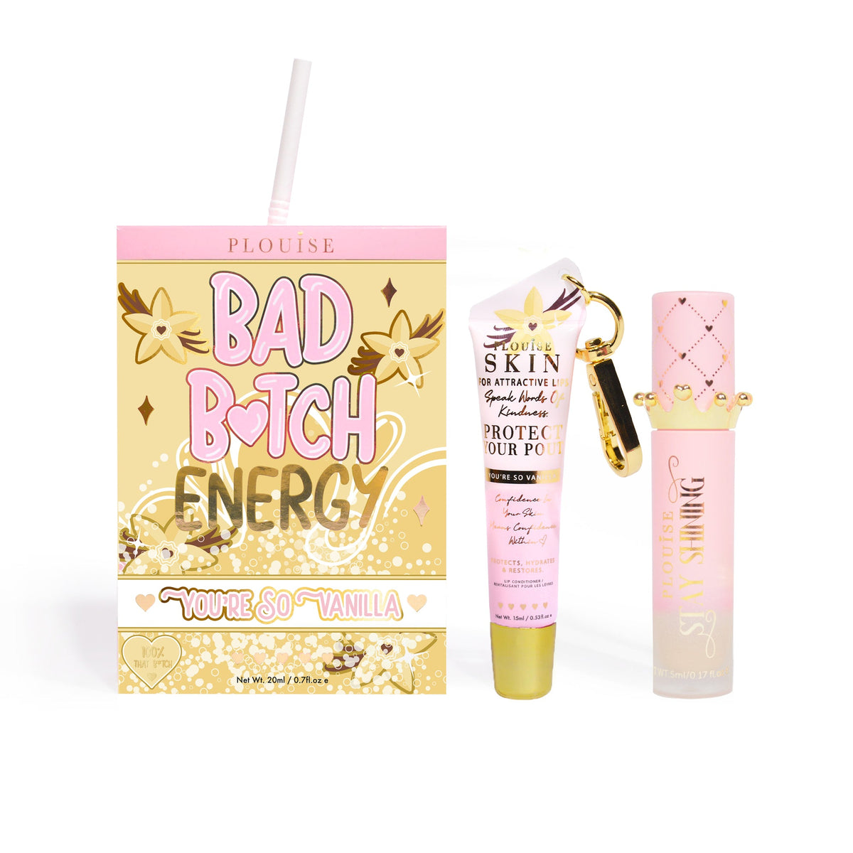 Bad Bitch Energy Lip Conditioner & Lip Oil Duo - Hidden Gems