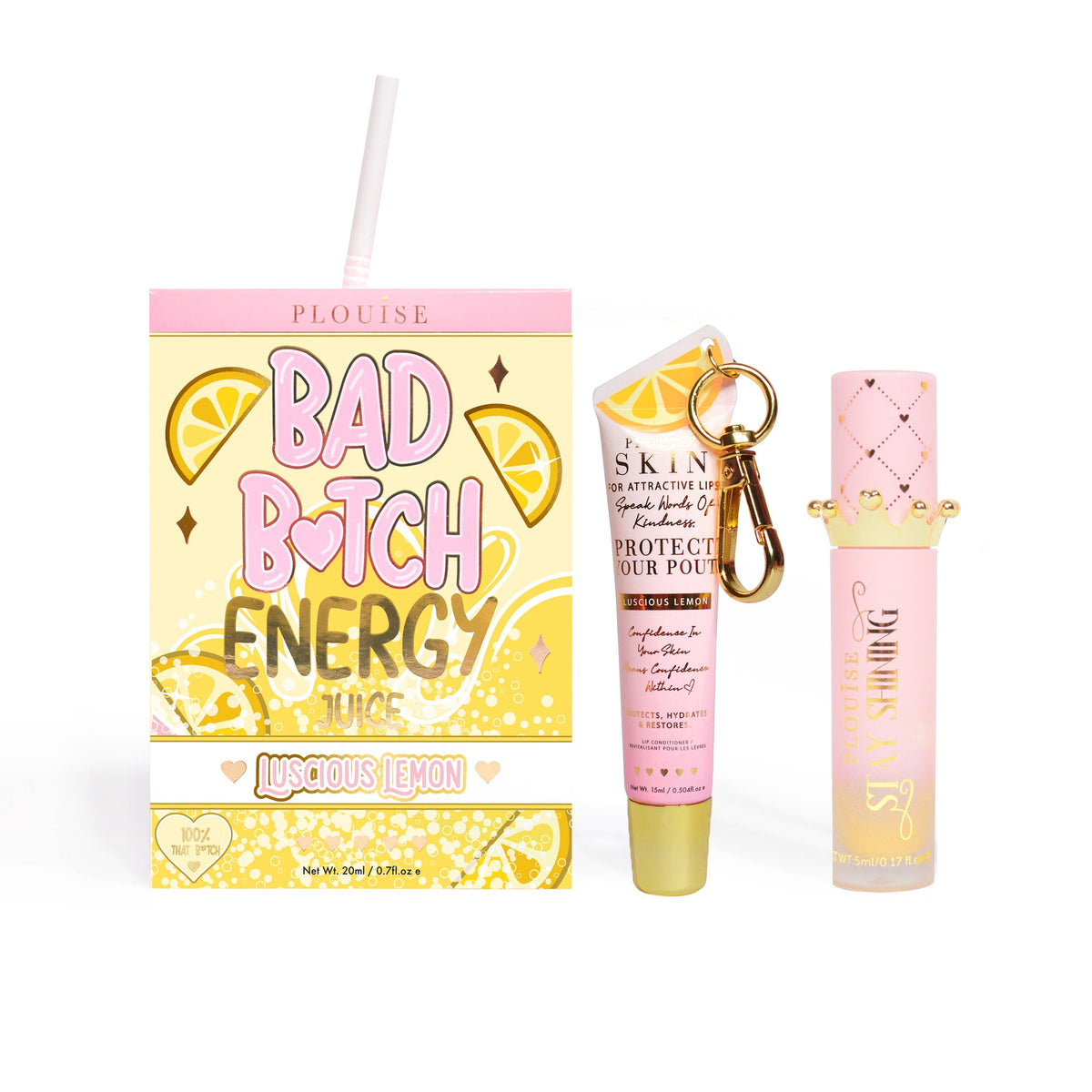 Bad Bitch Energy Lip Conditioner & Lip Oil Duo - Hidden Gems