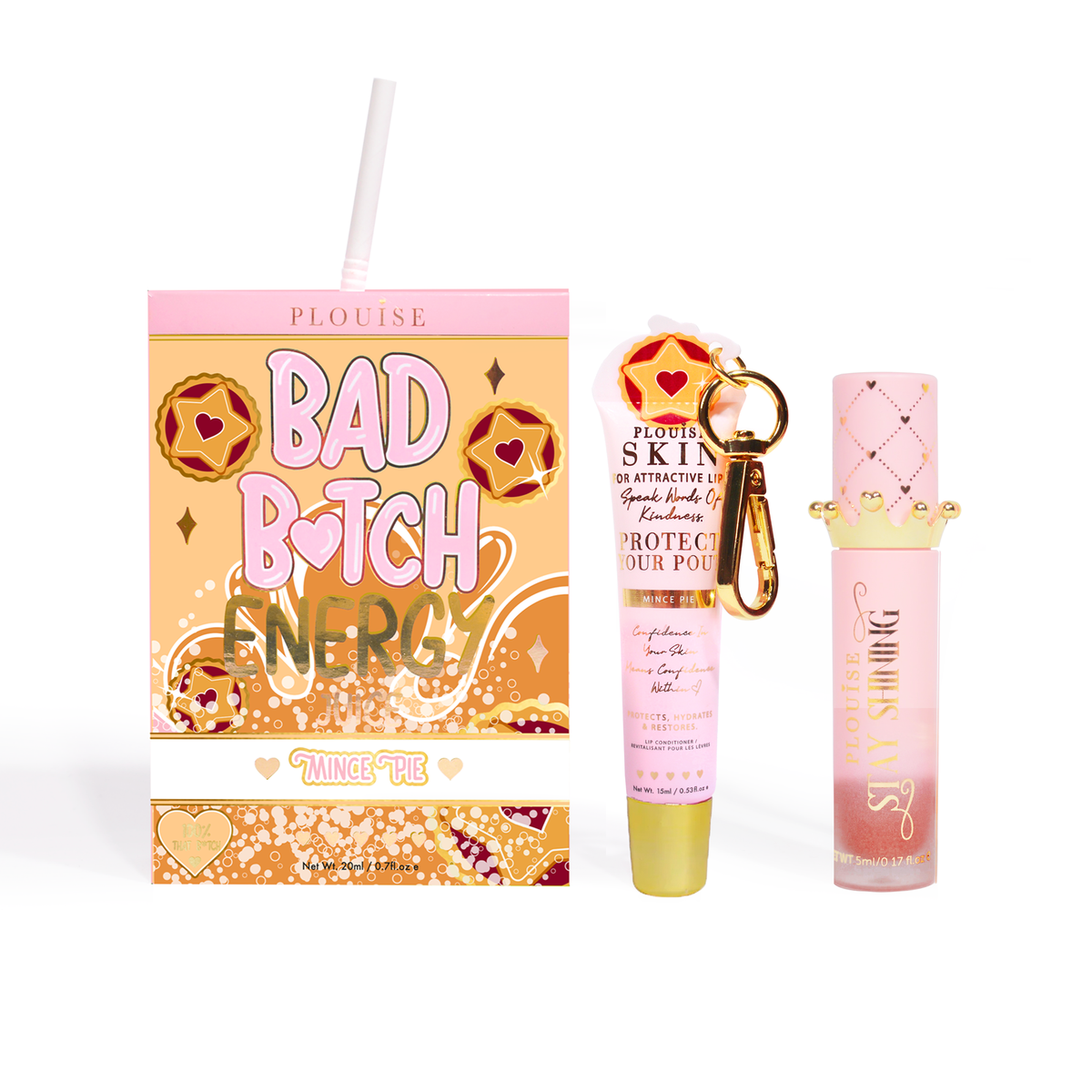 Bad Bitch Energy Lip Conditioner & Lip Oil Duo - Hidden Gems