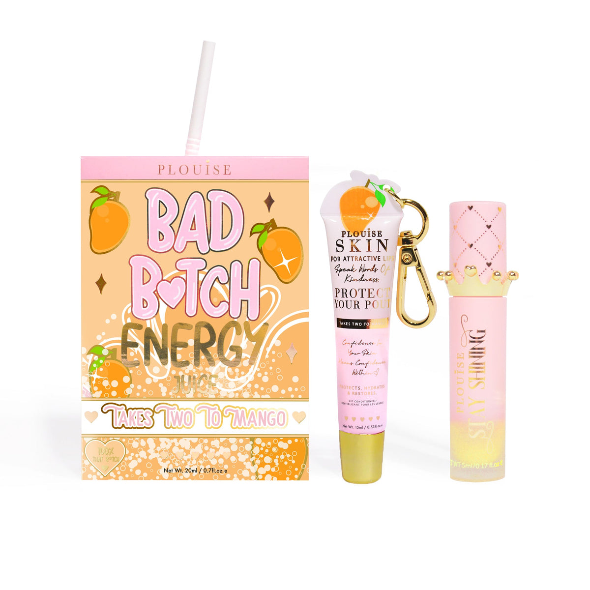 Bad Bitch Energy Lip Conditioner & Lip Oil Duo - Hidden Gems
