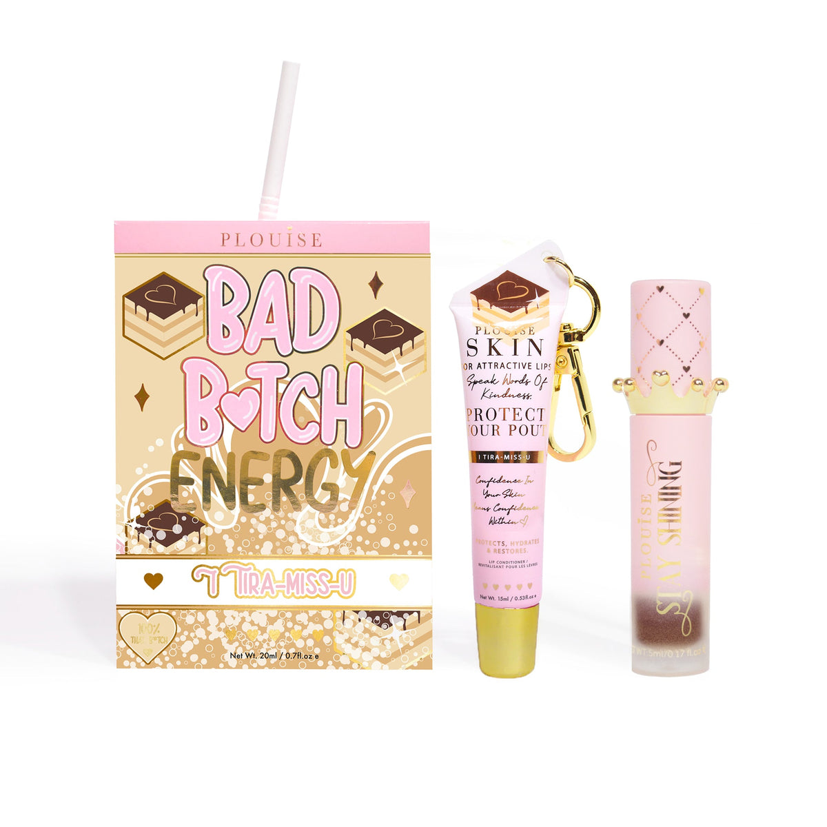 Bad Bitch Energy Lip Conditioner & Lip Oil Duo - Hidden Gems