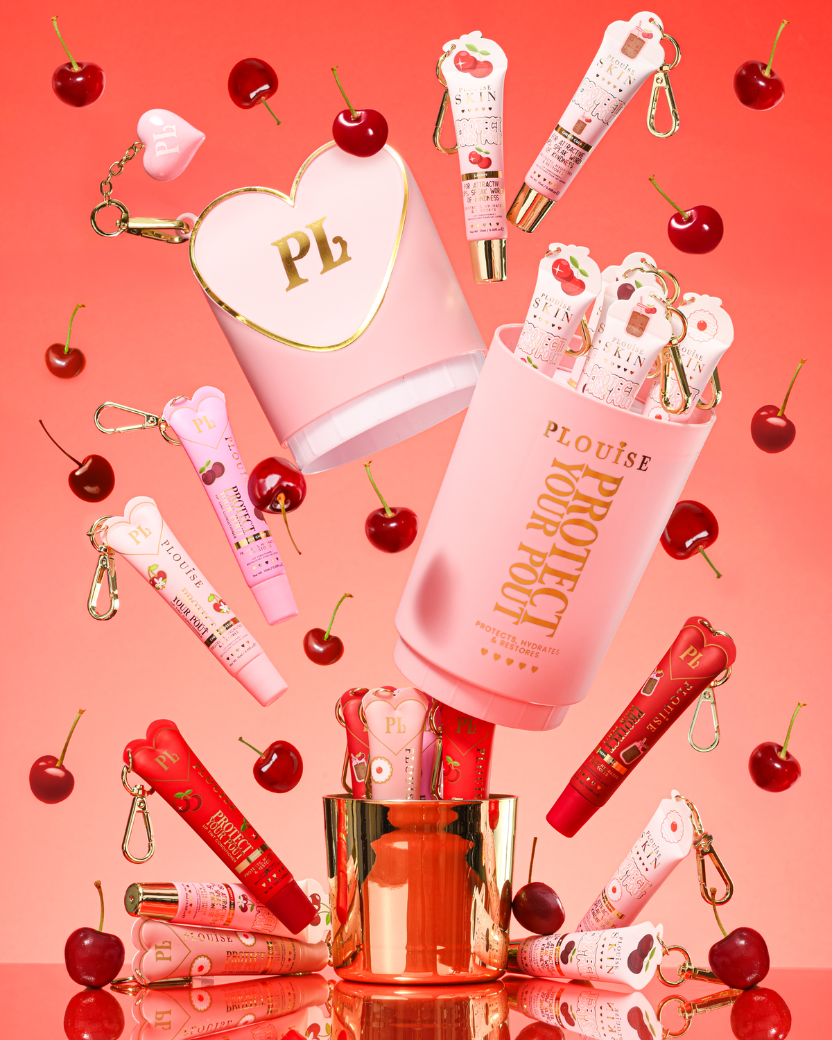 Protect Your Pout Cherry Lip Conditioner XL PR Gift Set