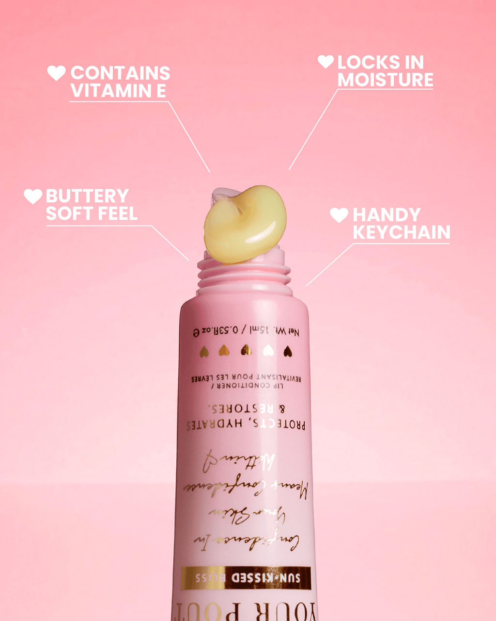 Protect Your Pout Keychain Lip Conditioner - Hidden Gems