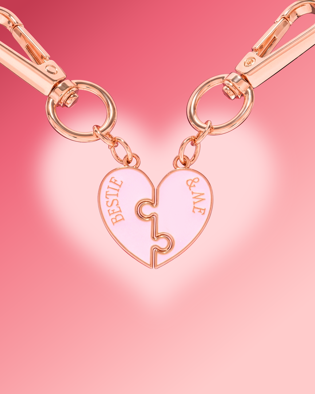 Bestie And Me Heart To Heart Charm Lip Oil Set