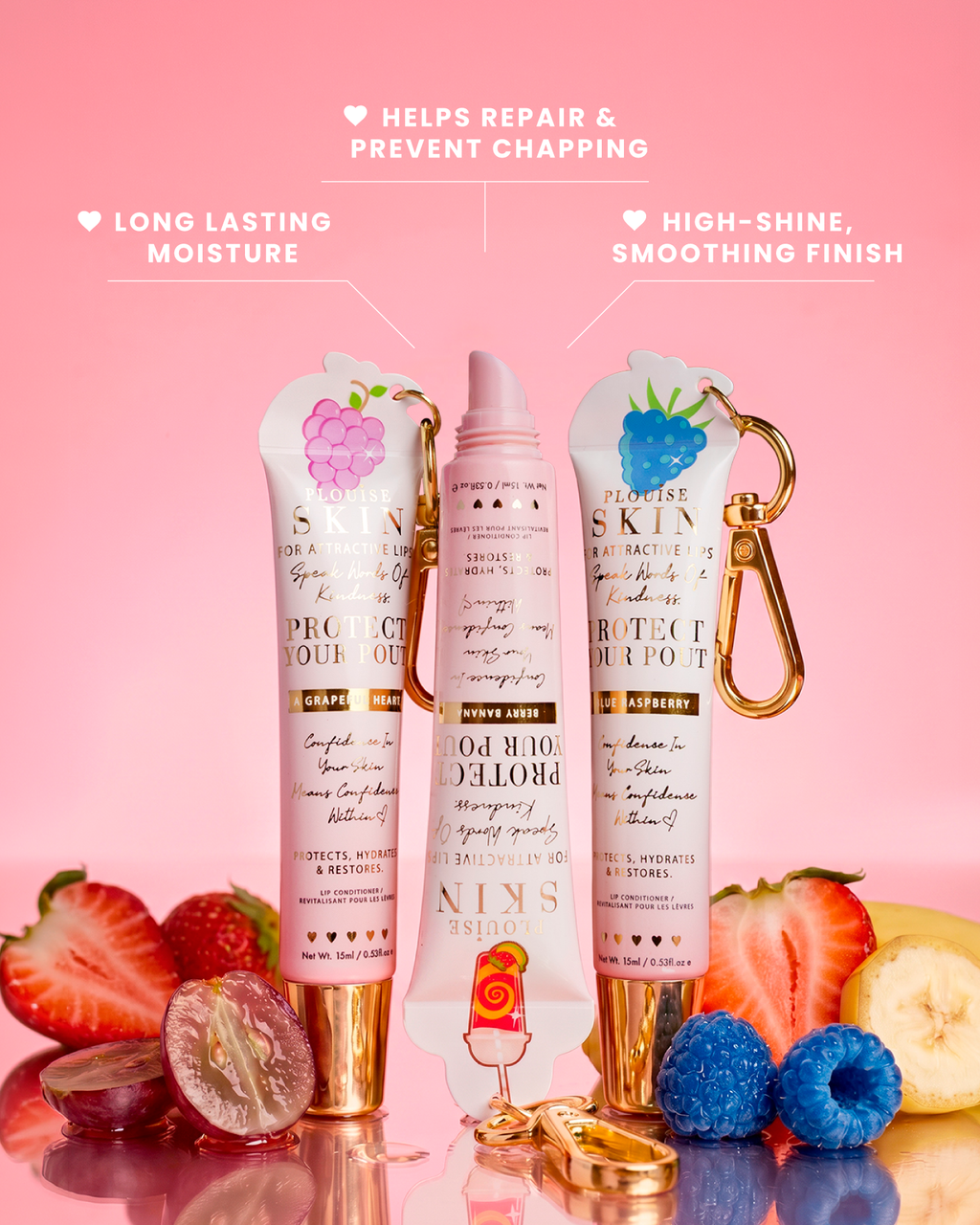 Protect Your Pout Keychain Lip Conditioner - Hidden Gems