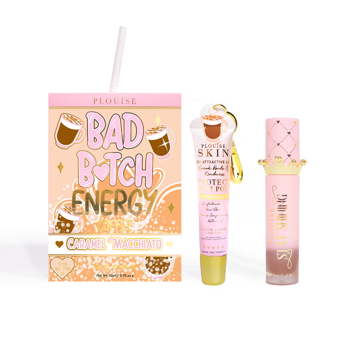 Bad Bitch Energy Lip Conditioner & Lip Oil Duo - Hidden Gems
