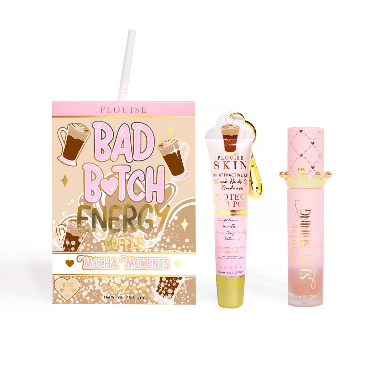 Bad Bitch Energy Lip Conditioner & Lip Oil Duo - Hidden Gems
