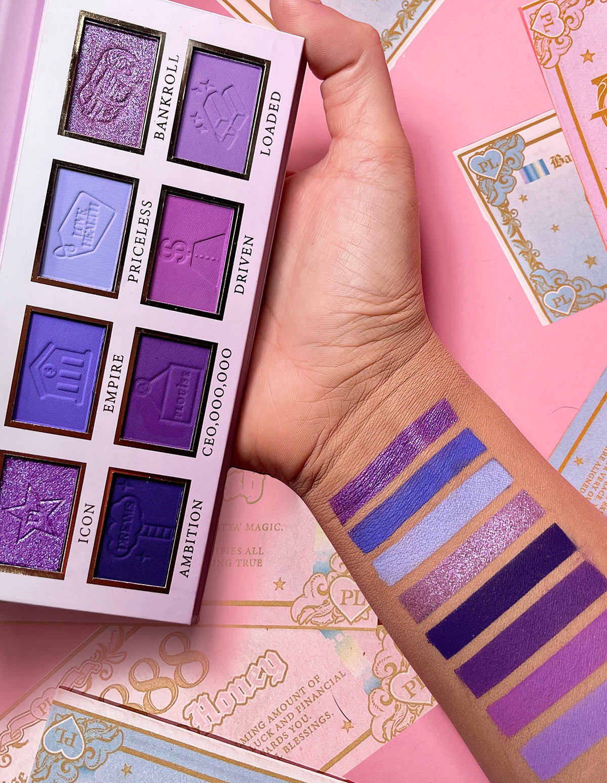 Stack Em Up Purple Eyeshadow Palette - CEO,OOO,OOO - Hidden Gems